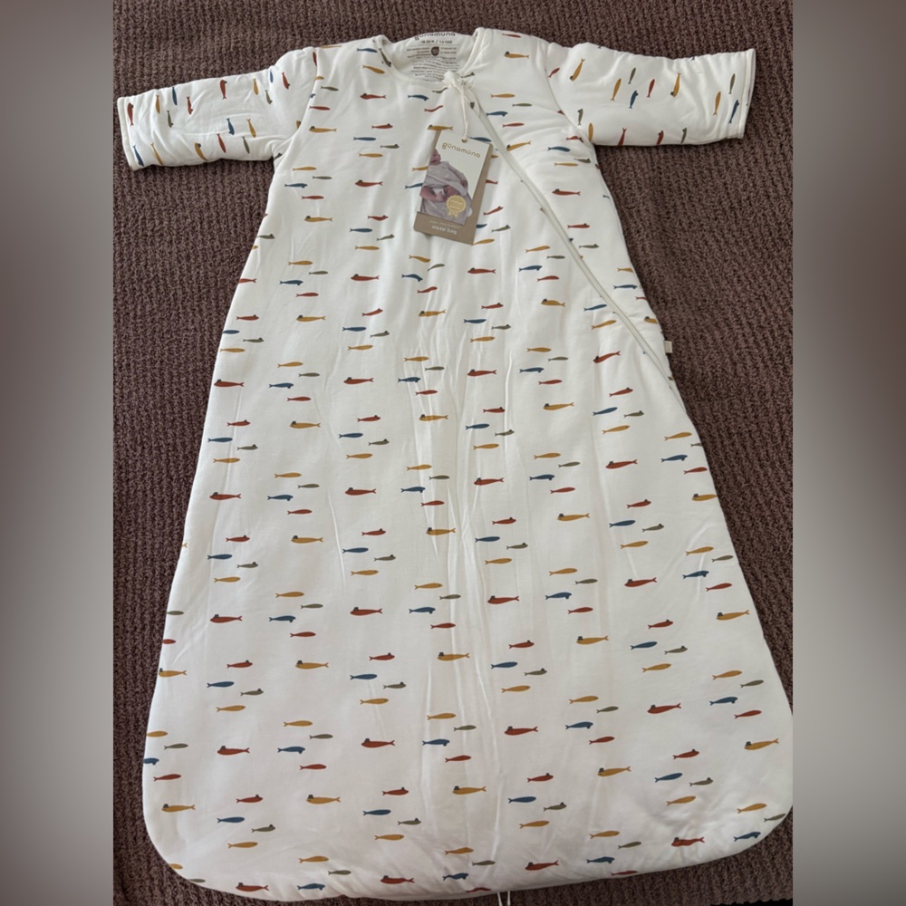 NWT! Gunamuna long sleep bamboo sleep sack! Size 18-24 months TOG 1.0